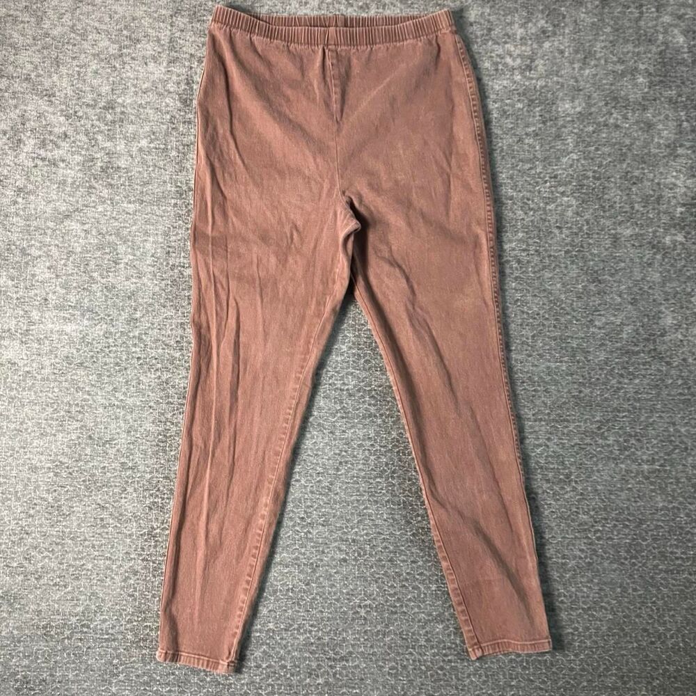 Faded-glory Women's Brown and Pink Trousers